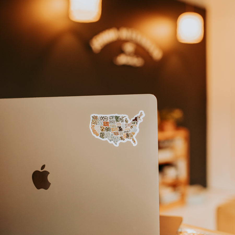 flower map sticker – Jenna Fine Art Studio